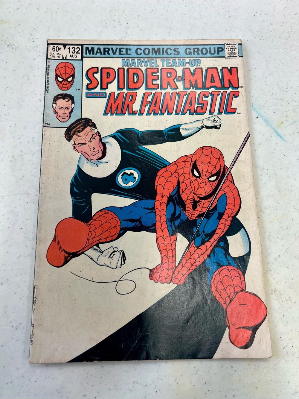Marvel Spider-Man and Mr. Fantastic Comic